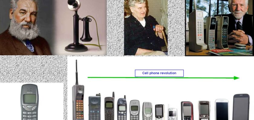 Who invented the cell phone